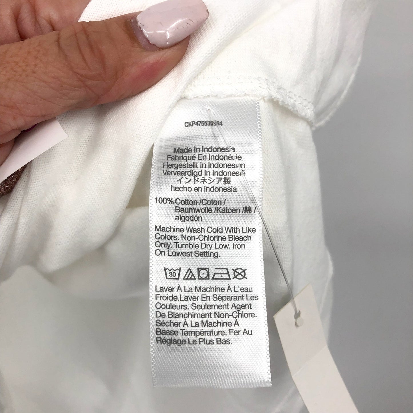 MADEWELL Men's Crewneck Relaxed Tee Small Soft White Short Sleeve NM373 NWT