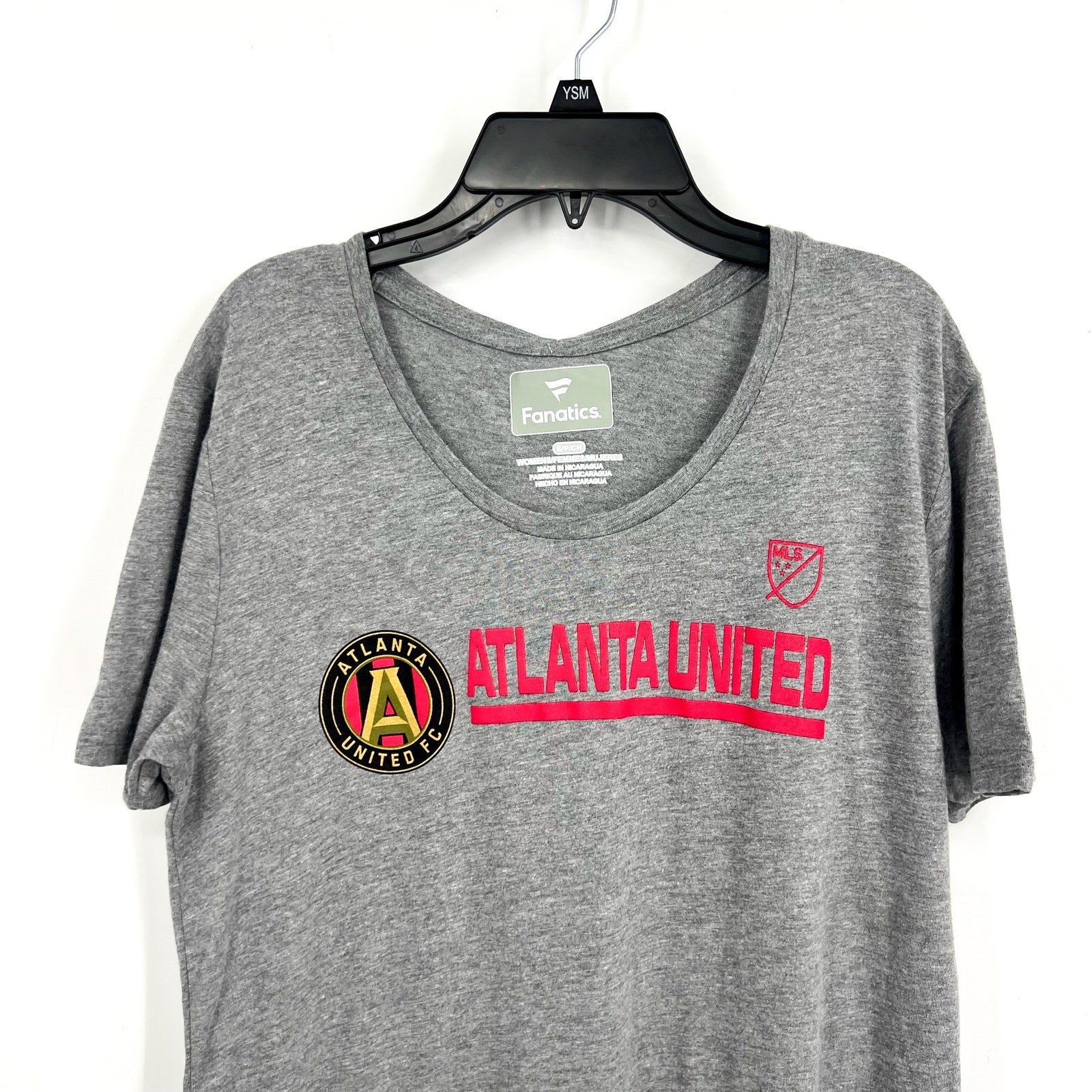 FANATICS Atlanta United FC Goalkeeper Tri-Blend T-Shirt Small Heather Gray NWT