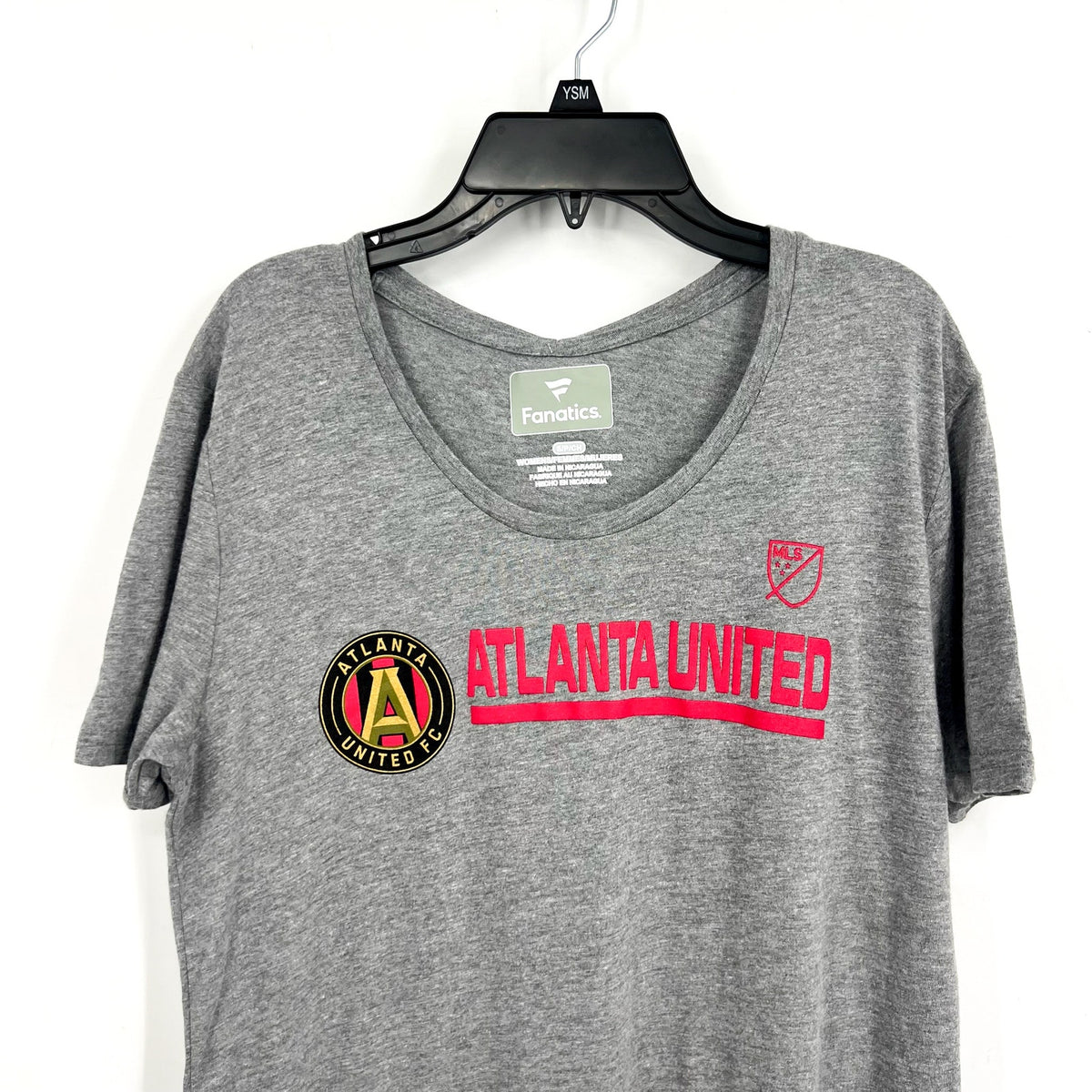 FANATICS Atlanta United FC Goalkeeper Tri-Blend T-Shirt Small Heather Gray NWT