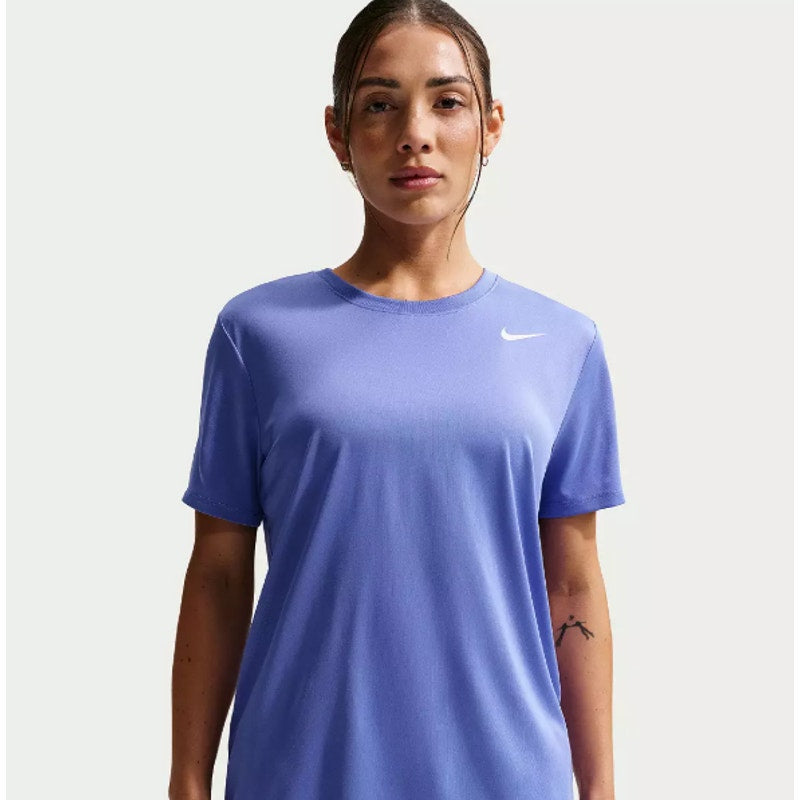 NIKE Women's Dri-FIT Legend T-Shirt XS Blue Light Sapphire Short Sleeve NWT