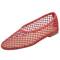 Marc Fisher Ltd. Womens Jazlyn Flats Size 8.5 M Red Leather NWOB