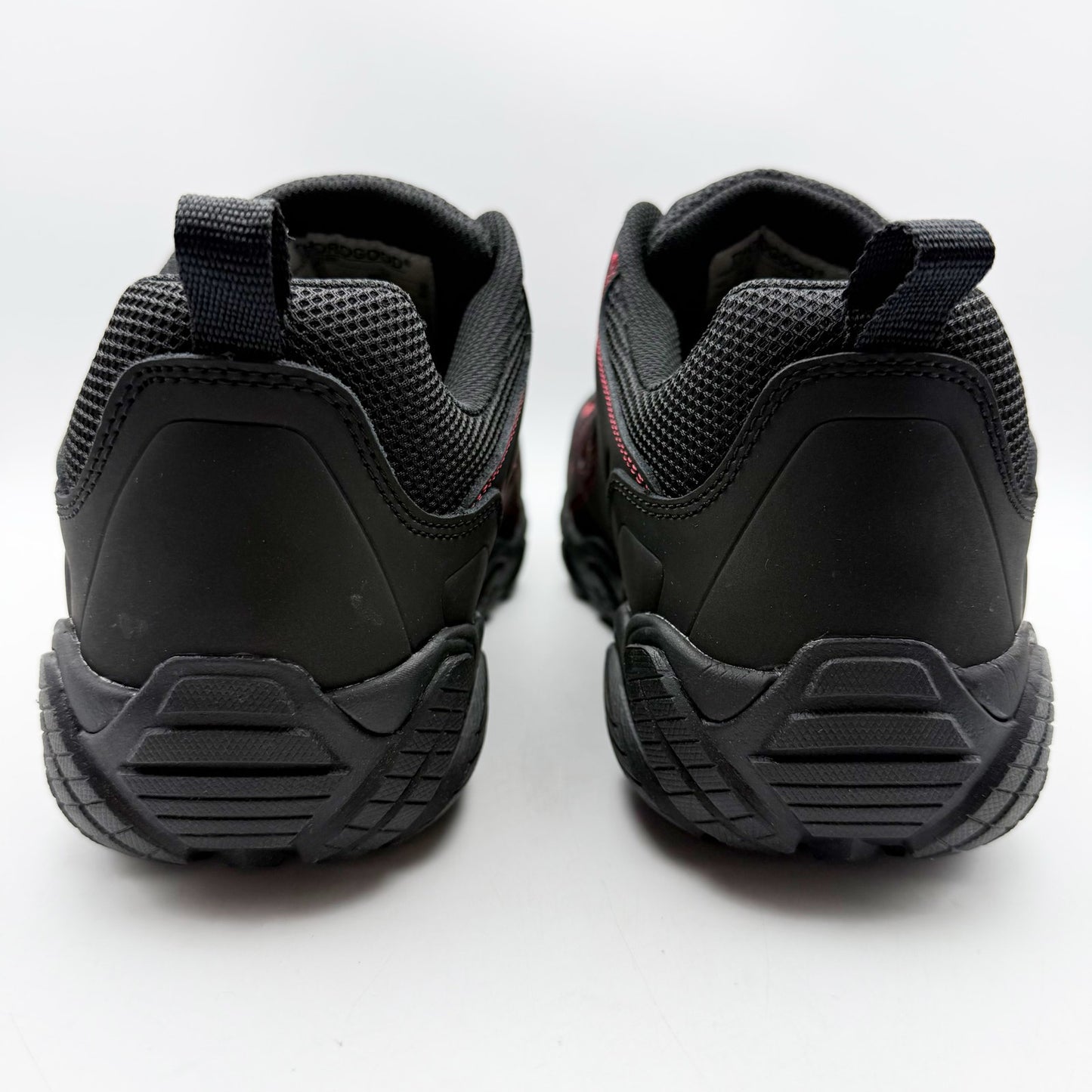 Thorogood Mens Crosstrex SD Composite Toe Shoes US 13 Wide Black Red Leather NIB