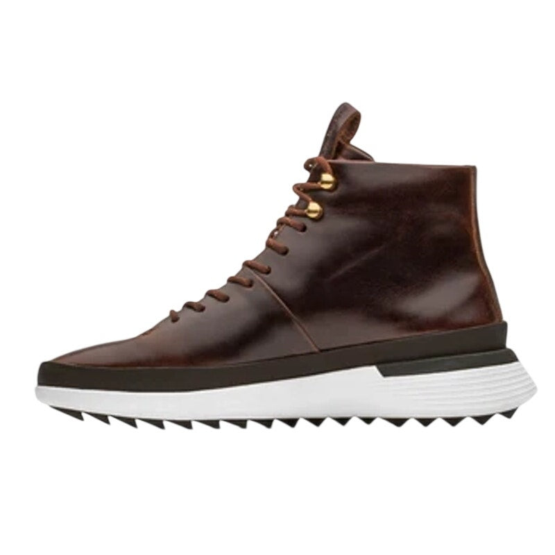 Wolf & Shepherd Mens Crossover Hiker WTZ Boots Size 10 Maple Brown Leather NIB