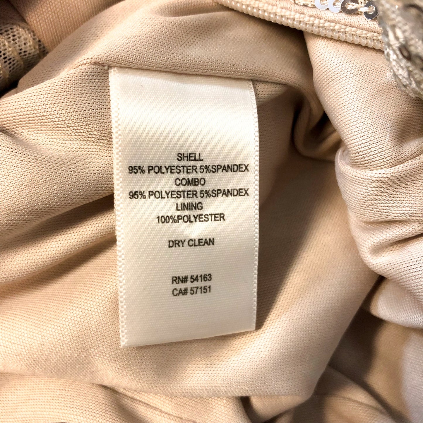 ELIZA J Women's Long Sleeve Sequin Wrap Jumpsuit Size 10 Ivory/White V Neck NWT