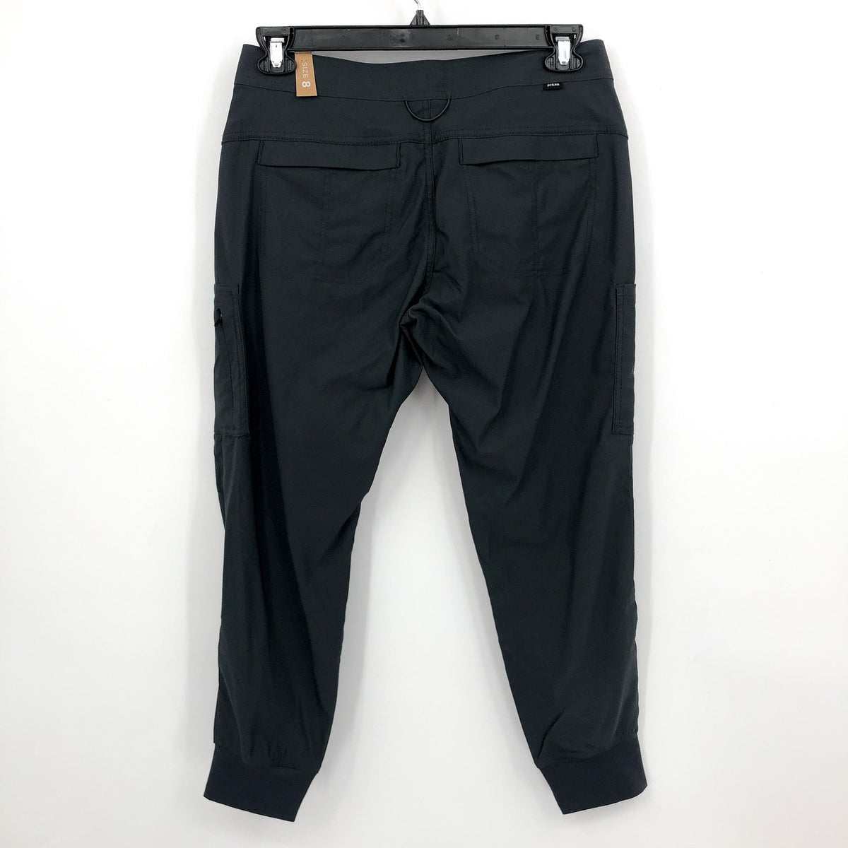 PRANA Women's Halle Jogger II Size 8 Grey Coal Hiking Lightweight Stretch NWT