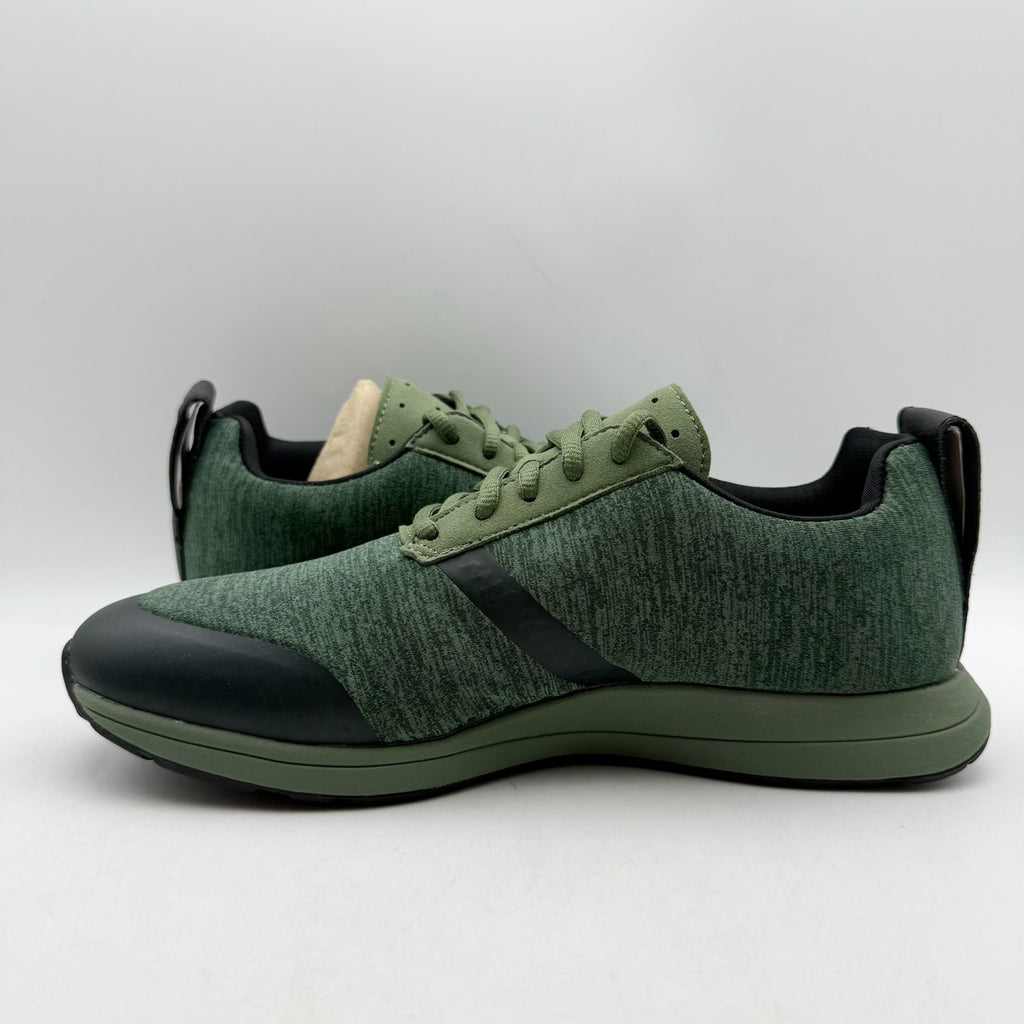 YORK Athletics Mens Henry Sweatshirt Casual Sneaker US 8 Green Knit Athletic NIB