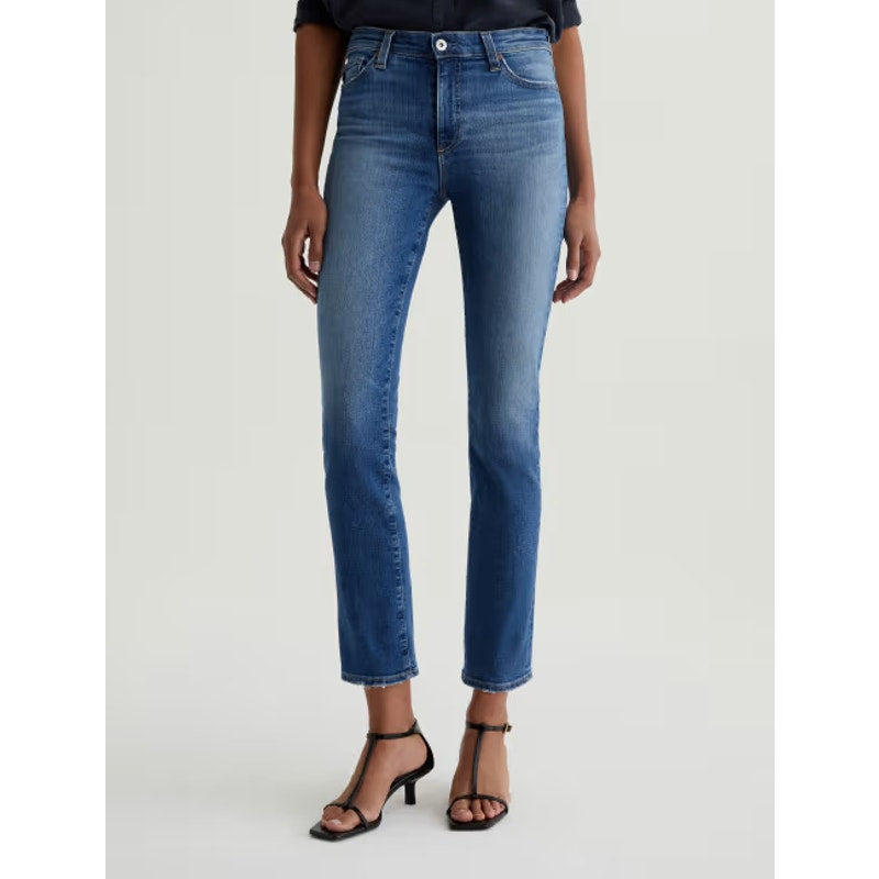 AG ADRIANO GOLDSCHMIED Womens Mari Slim Straight Jean Size 29 US 8 Oceanside NWT