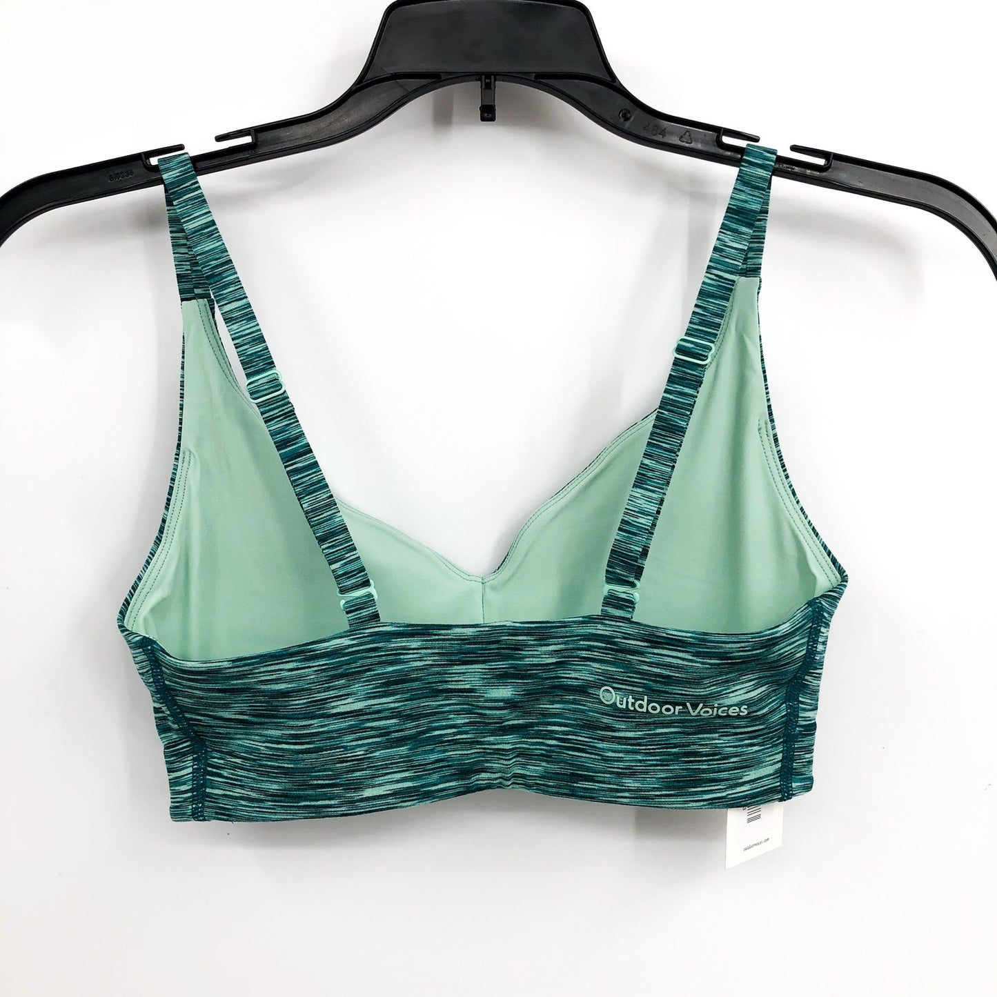 OUTDOOR VOICES Womens Flow Freeform Bralette XXL Green Patina Mix Quick Dry NWT