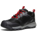KEEN Big Kids Wanduro Sneakers Size 5 Black Red Waterproof NWOB