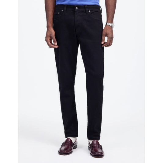 MADEWELL Men's Athletic Slim Jeans 35x32 Black Bainhart Wash Coolmax Denim