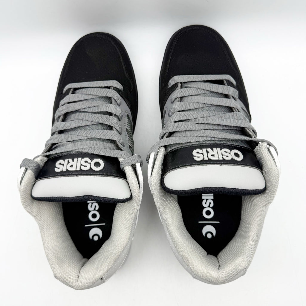Osiris Mens Pixel Skate Sneakers US 10 EU 43 Grey Black Leather Team NIB