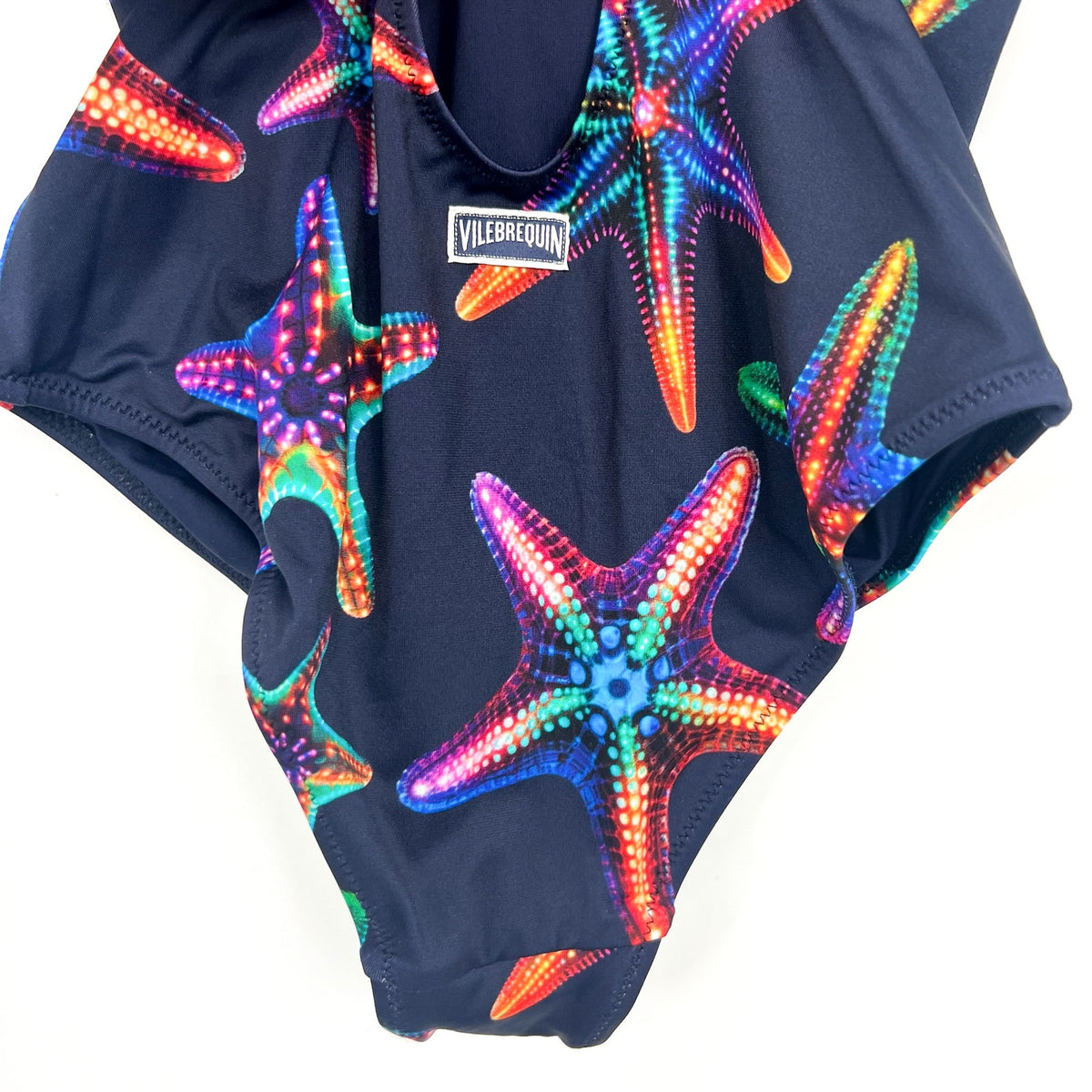 VILEBREQUIN GIRLS' Disco Stars One-Piece Swimsuit 6-7 YEARS 10 ANS Blue NWT