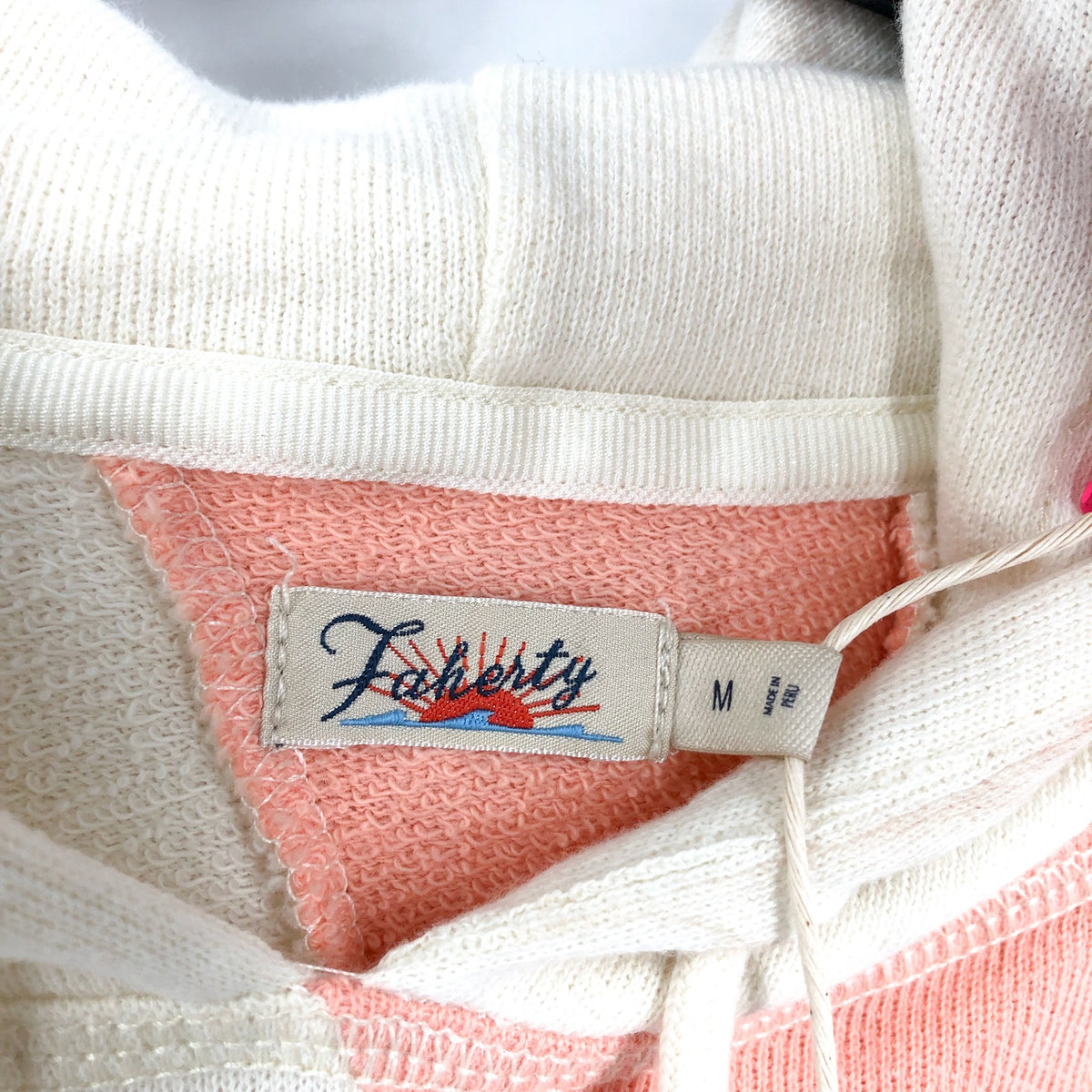 FAHERTY Women's Regular Soleil Hoodie Sweatshirt Medium Sunset Sun & Sea NWT