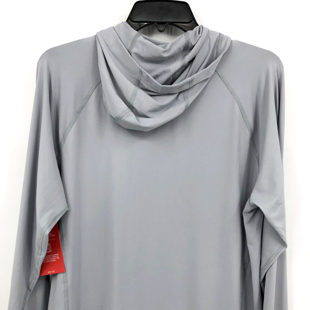 MOUNTAIN HARDWEAR Men's Crater Lake Hoody Medium Glacial Gray Long Sleeve UV NWT