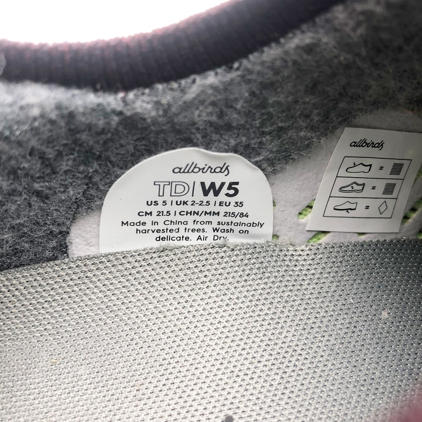 AllBirds Women's Tree Dasher 1 Sneaker Size 5 Ascend Dark Red NWB