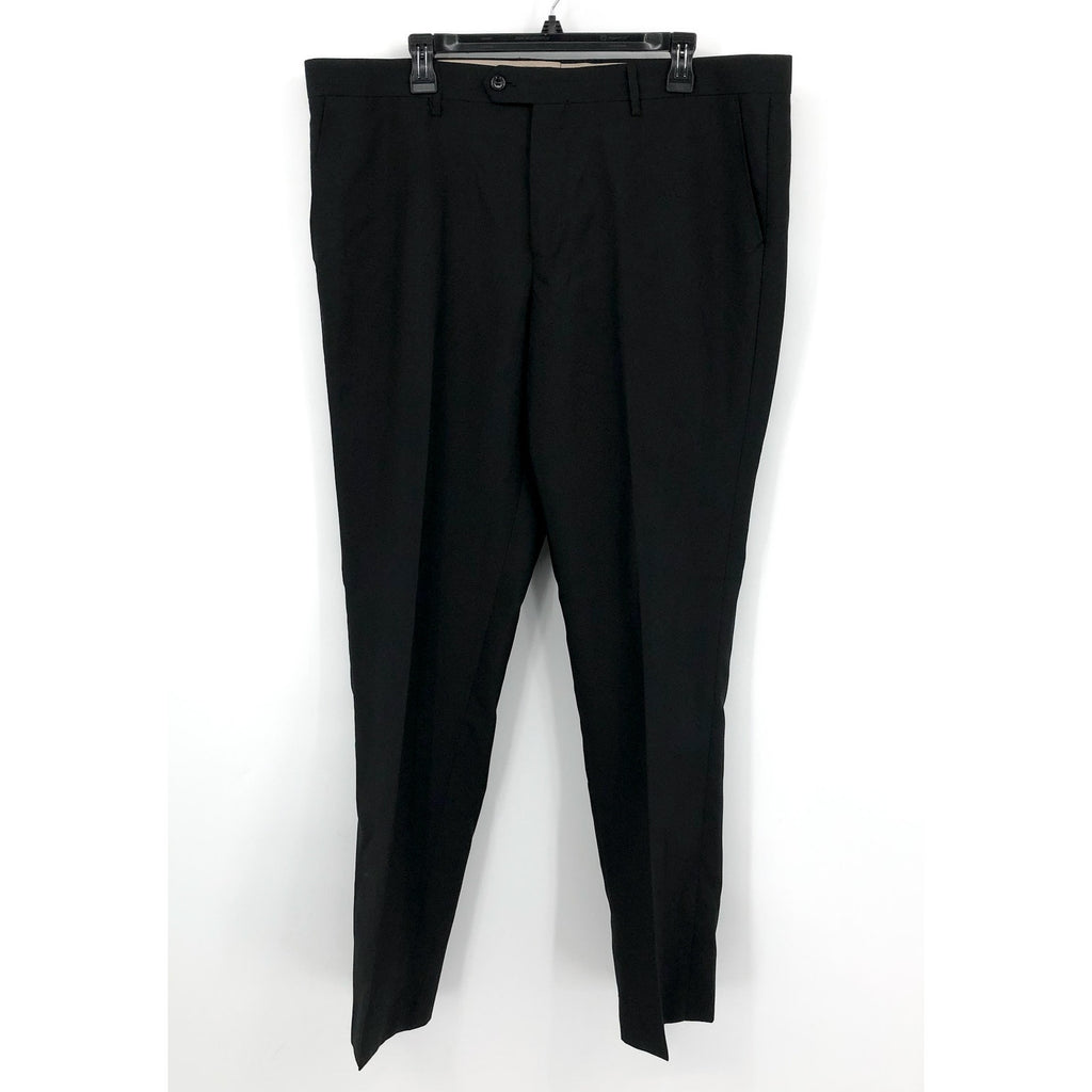 OPPOSUITS Men's Straight Leg Dress Pants 40X34 Black Flat Front NWOT