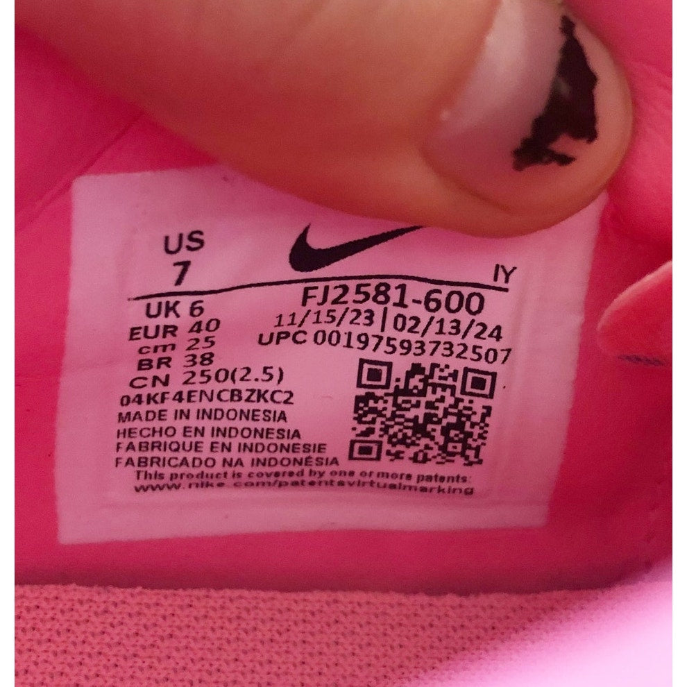 Nike Mens Phantom GX II Academy IC Soccer Cleats Size 7 Pink NWOB