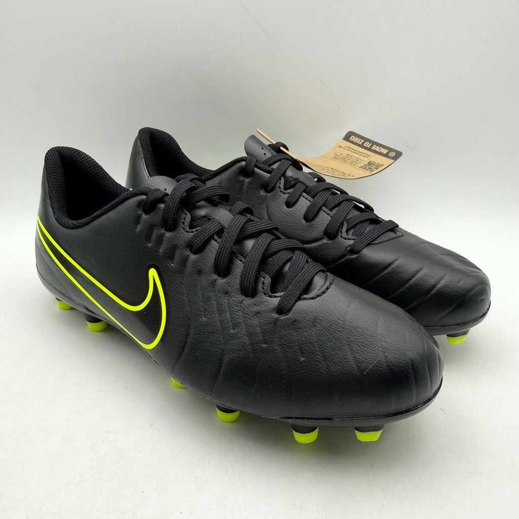 Nike Kids Tiempo Legend 10 Club FG Soccer Cleats US 5 YOUTH Black DV4352 NWOB