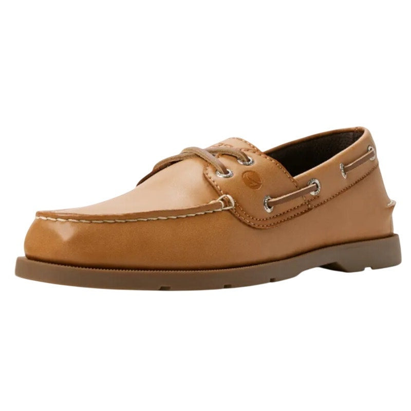 SPERRY Mens Leeward Boat Shoes Size 12 EU 45.5 Brown Leather NWOB