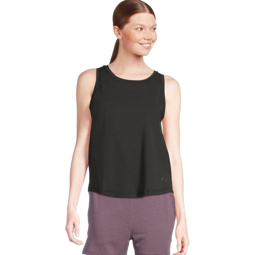 HELLY HANSEN Women's Tech Split Back Tank Top Medium Black Sleeveless NWT