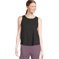 HELLY HANSEN Women's Tech Split Back Tank Top Medium Black Sleeveless NWT