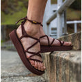 Teva Women’s Midform Infinity Gladiator Sandals Size 9 Red Raisin Platform NIB