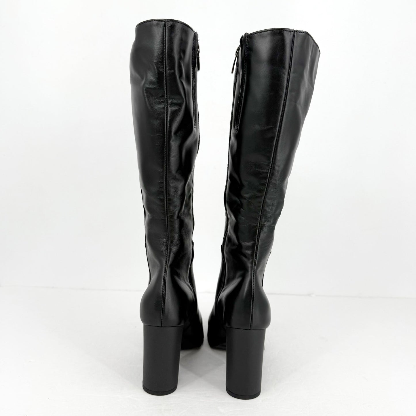 La Canadienne Womens Miles Knee High Boots US 8.5 M Black Leather NWOB