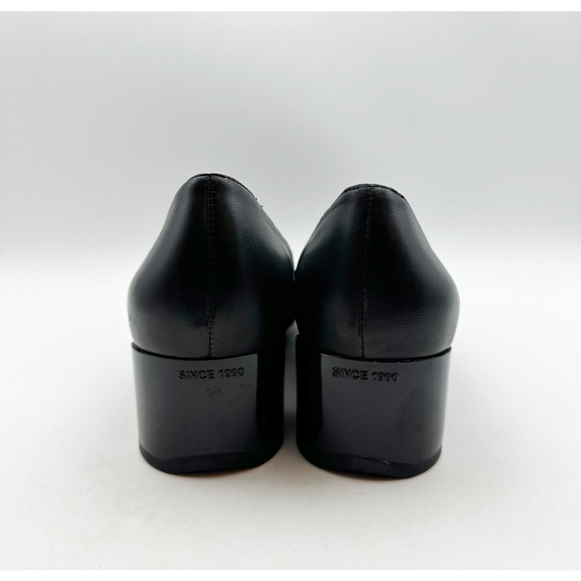 FRANCO SARTO Women's Natalia Pumps Size 7M Black Leather Slip On Heels NWOB