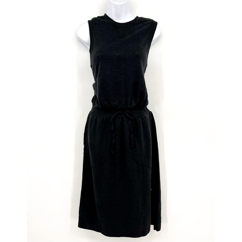 PRANA Women's Cozy Up Beach Hopper Blouson Dress Small Black Sleeveless NWT