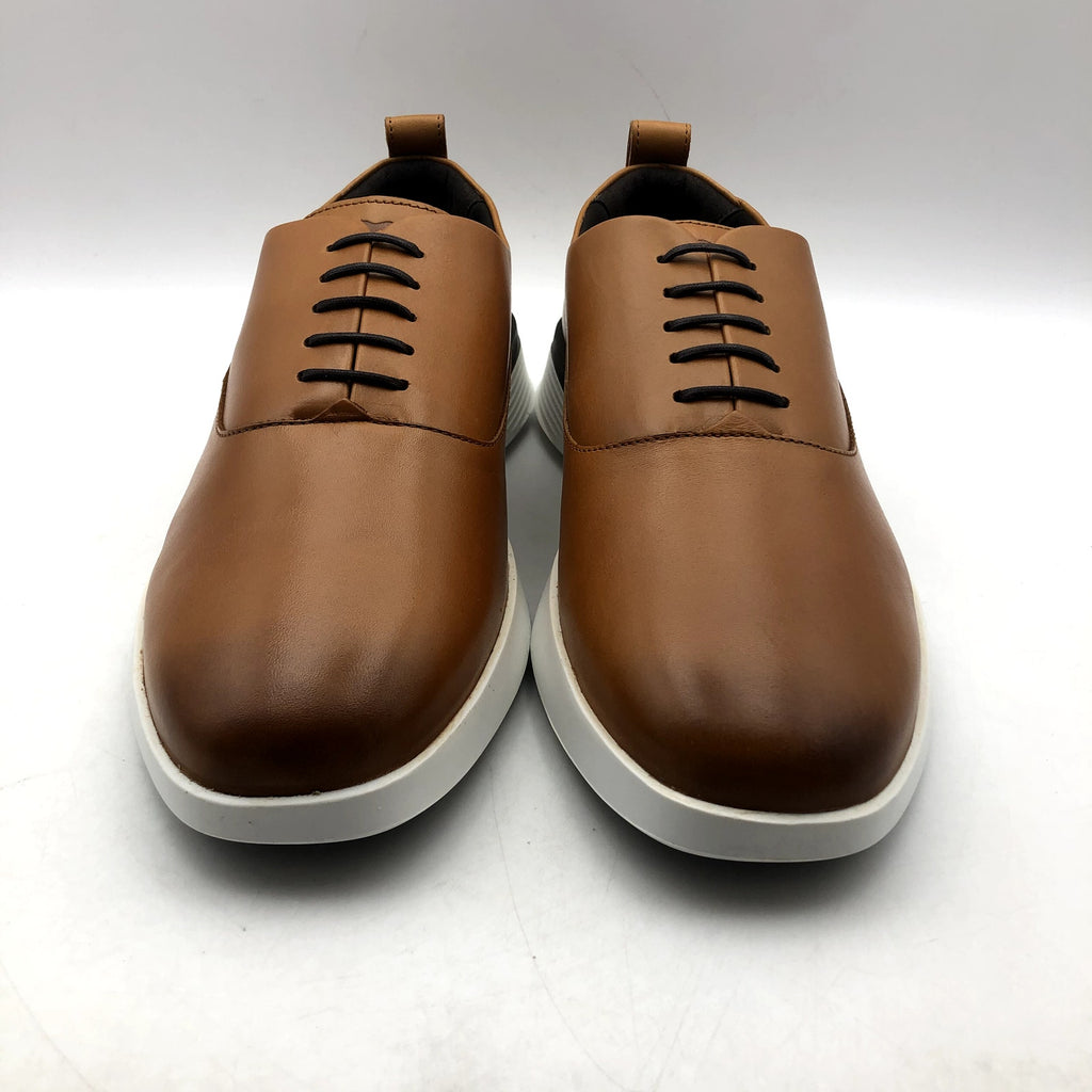 Wolf & Shepherd Crossover Longwing Oxford Sneaker Men 6 Womens 8 Tan Leather NIB