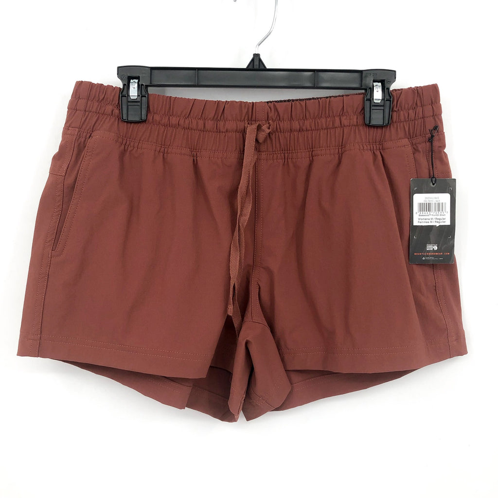 MOUNTAIN HARDWEAR Women's Basswood Pull-on Shorts Medium Red Clay Earth NWT