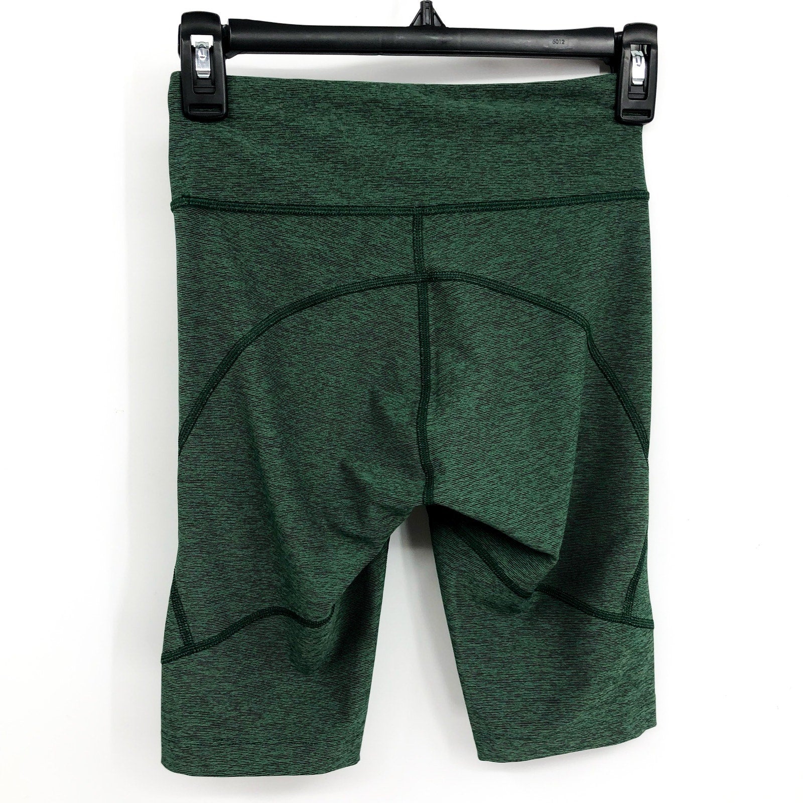 OUTDOOR VOICES Women's Double Time Biker Shorts XS Green 10" Inseam NWT