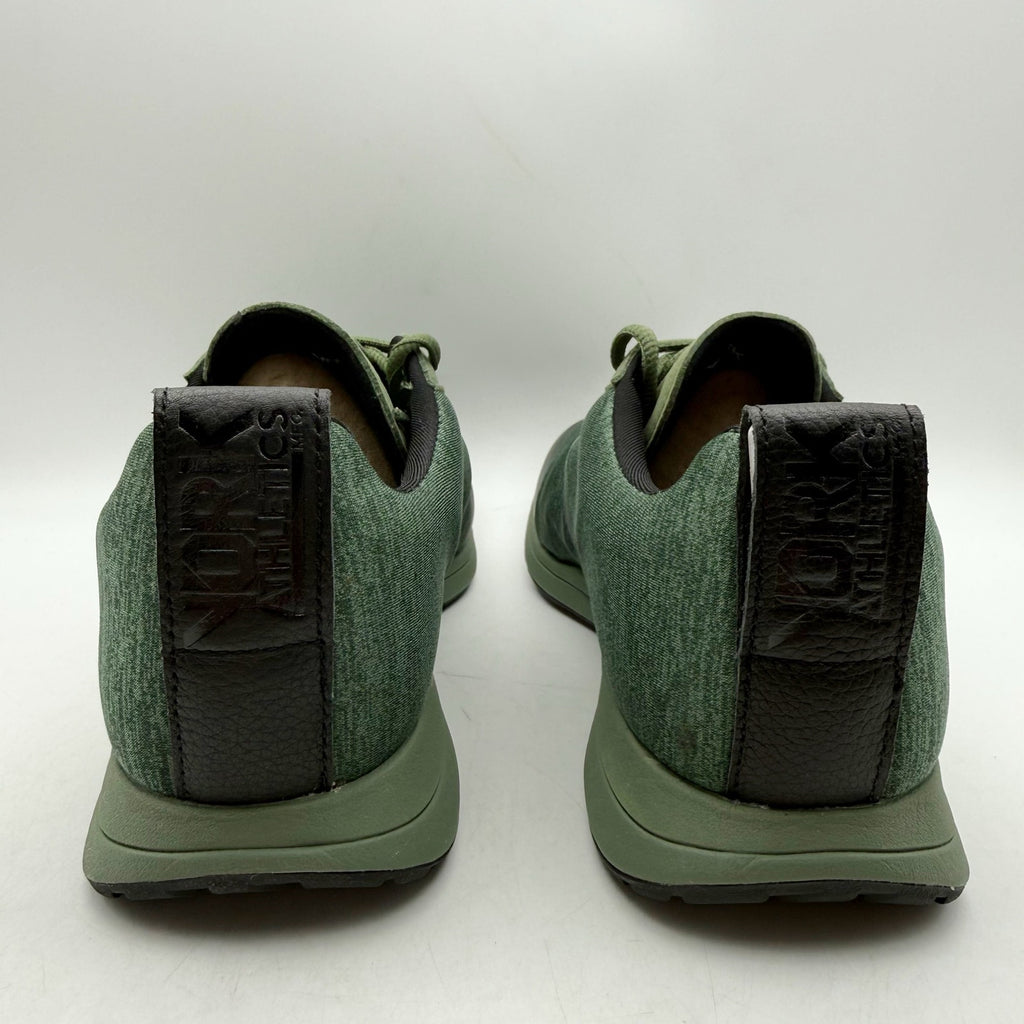 YORK Athletics Mens Henry Sweatshirt Casual Sneaker US 8 Green Knit Athletic NIB
