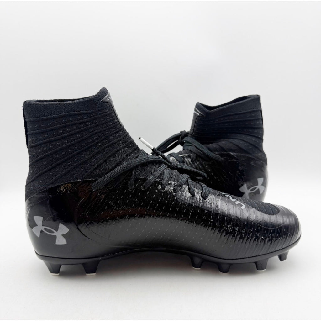 Under Armour Men's Highlight MC 2.0 High Top Football Cleats Size 9.5 Black NWOB