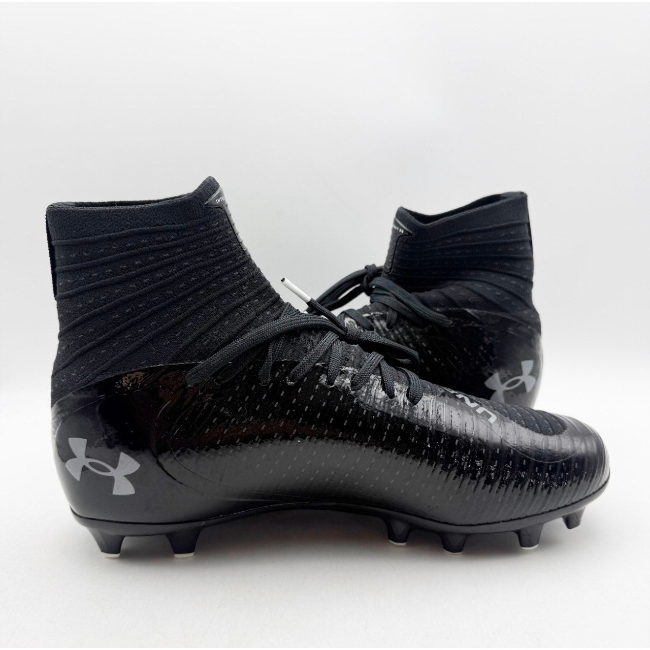 Under Armour Men's Highlight MC 2.0 High Top Football Cleats Size 9.5 Black NWOB