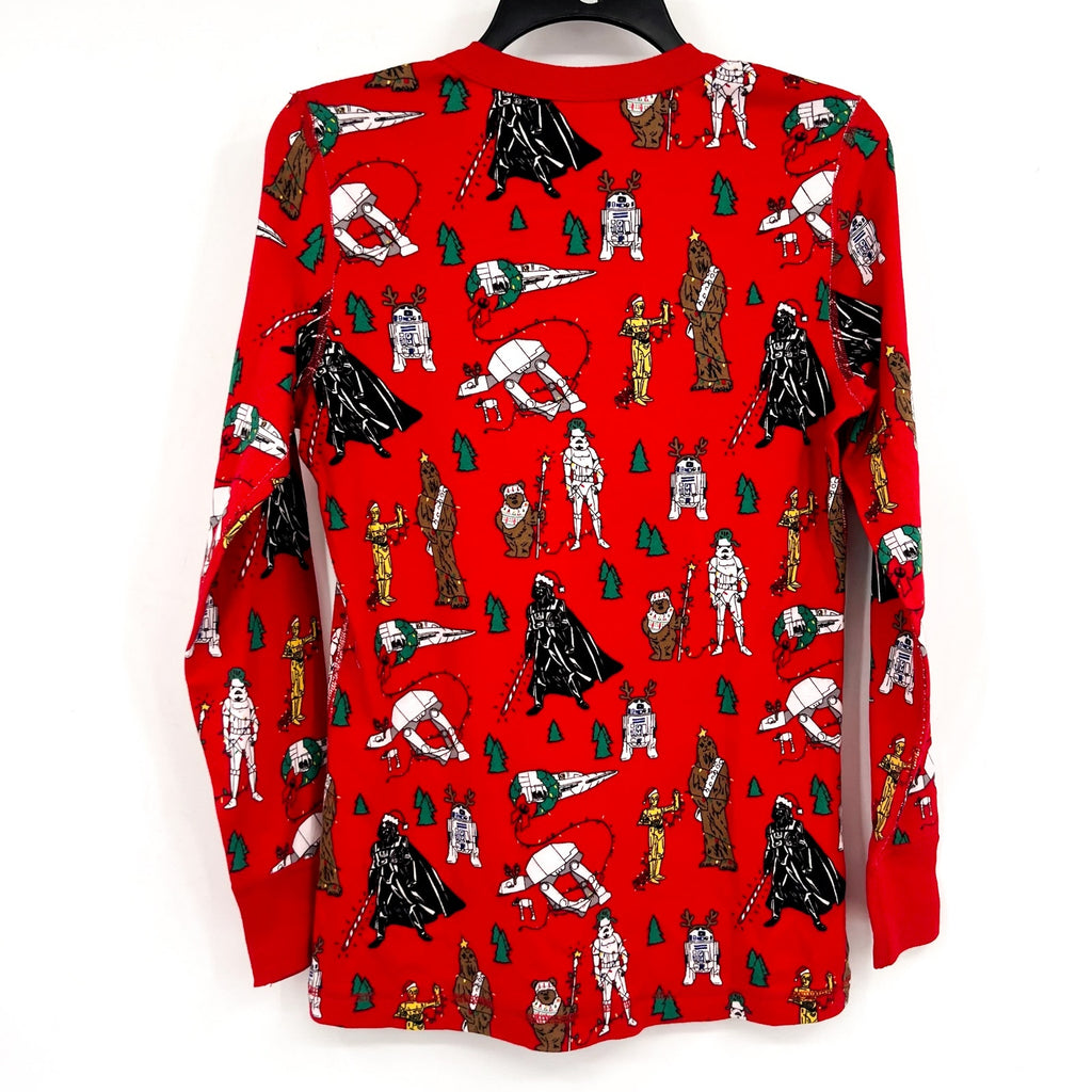 HANNA ANDERSON Womens Star Wars Christmas Pajama Top Medium Festive Red NWT