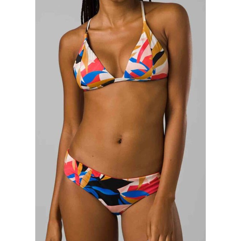 PRANA Womens Gemma Reversible Hipster Bikini Bottoms XS Tropics Print Floral NWT