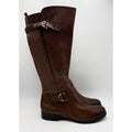 Naturalizer Womens Jillian Wide Calf Knee High Riding Boots Size 9.5 Brown NWOB