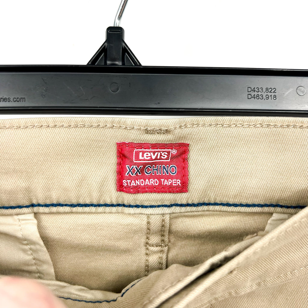 LEVI'S Men's XX Standard Taper Chinos 34x34 Tan True Chino Pants 85226-0069 NWT