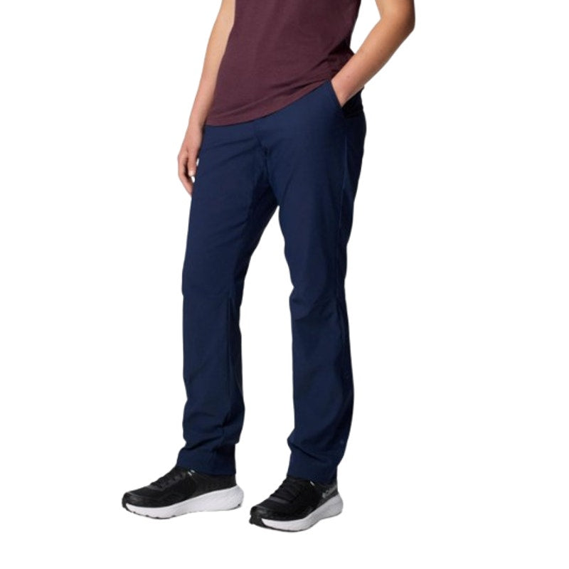 COLUMBIA Womens Leslie Falls Pants II Size 8 Collegiate Navy Blue 29" Inseam NWT