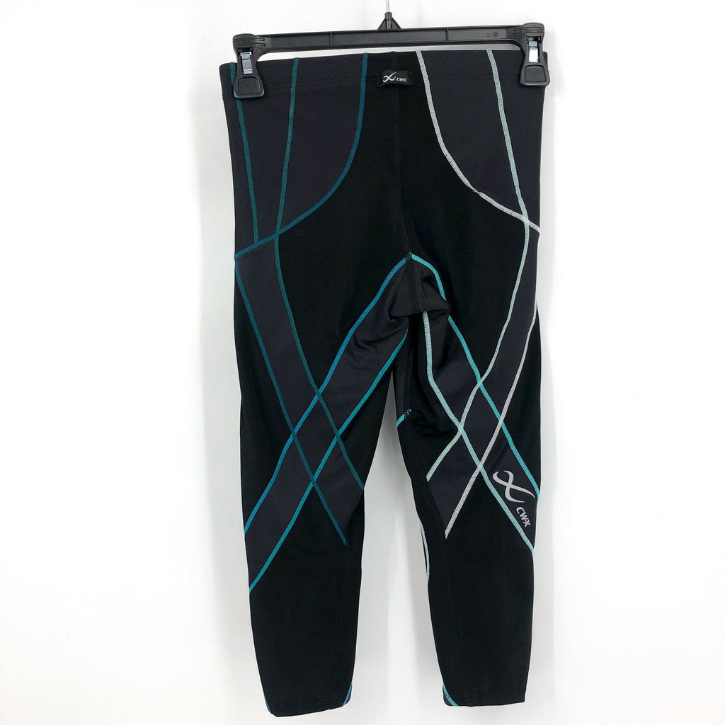 CW-X Women's Endurance Generator 3/4 Compression Tight XS Black/Deep Lake NWOT