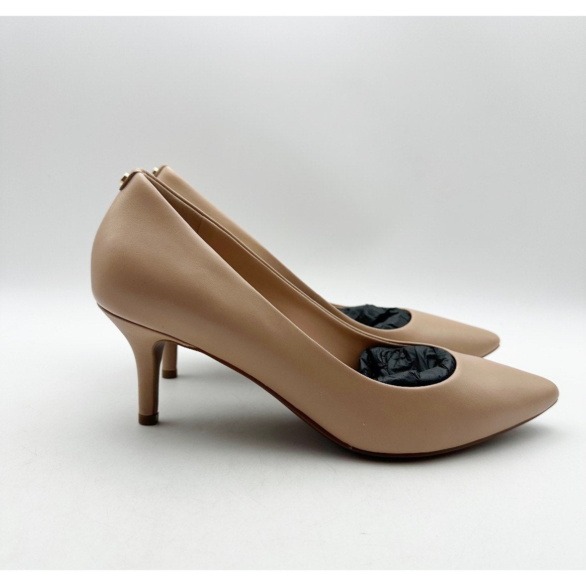 Cole Haan Womens Go-to Park Pump Size 7.5 EU 38 Tan Nude Leather 65 mm Heels NIB