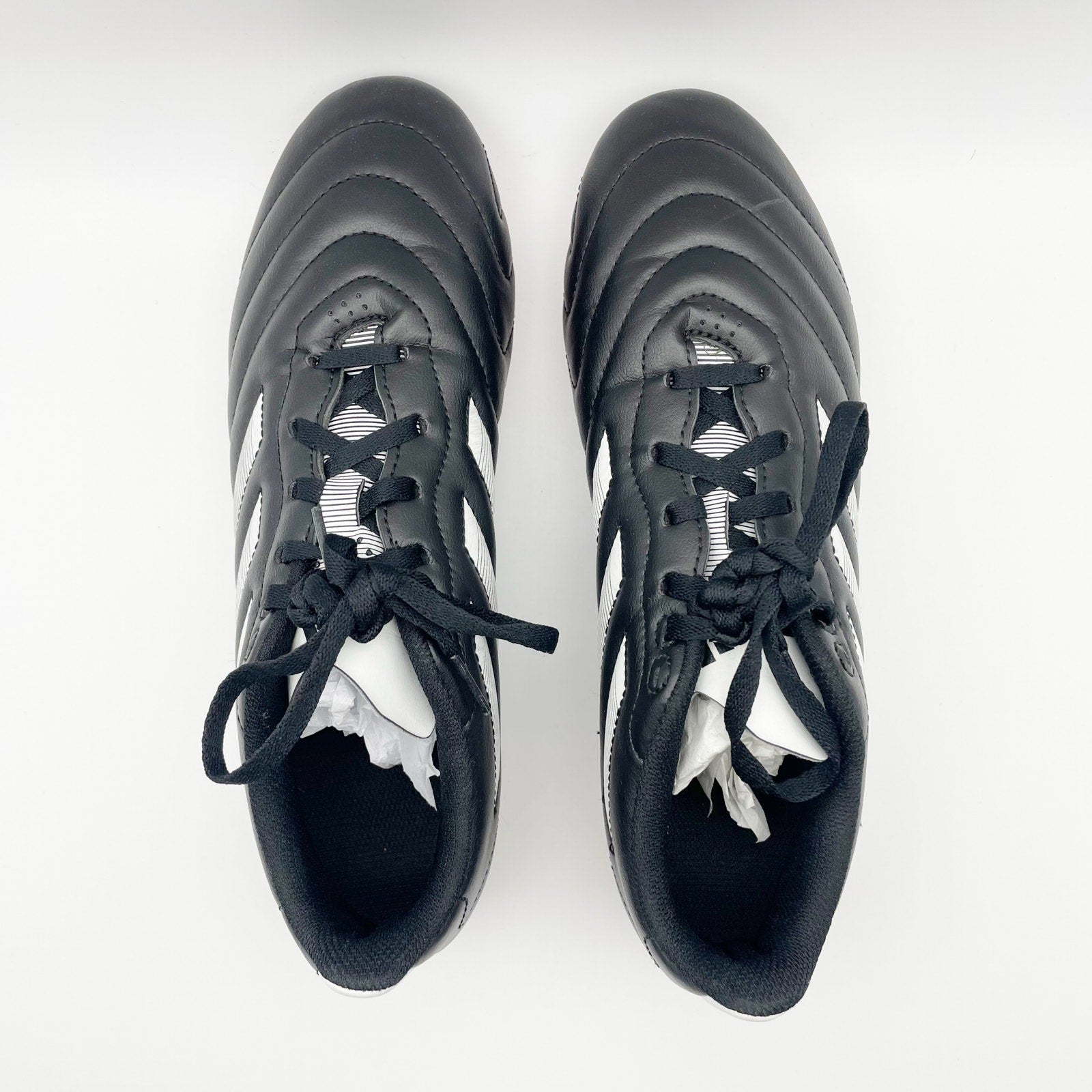 Adidas Mens Goletto VIII Soccer Cleat US 12 Fr 46 2/3 Black Red Firm Ground NWOB
