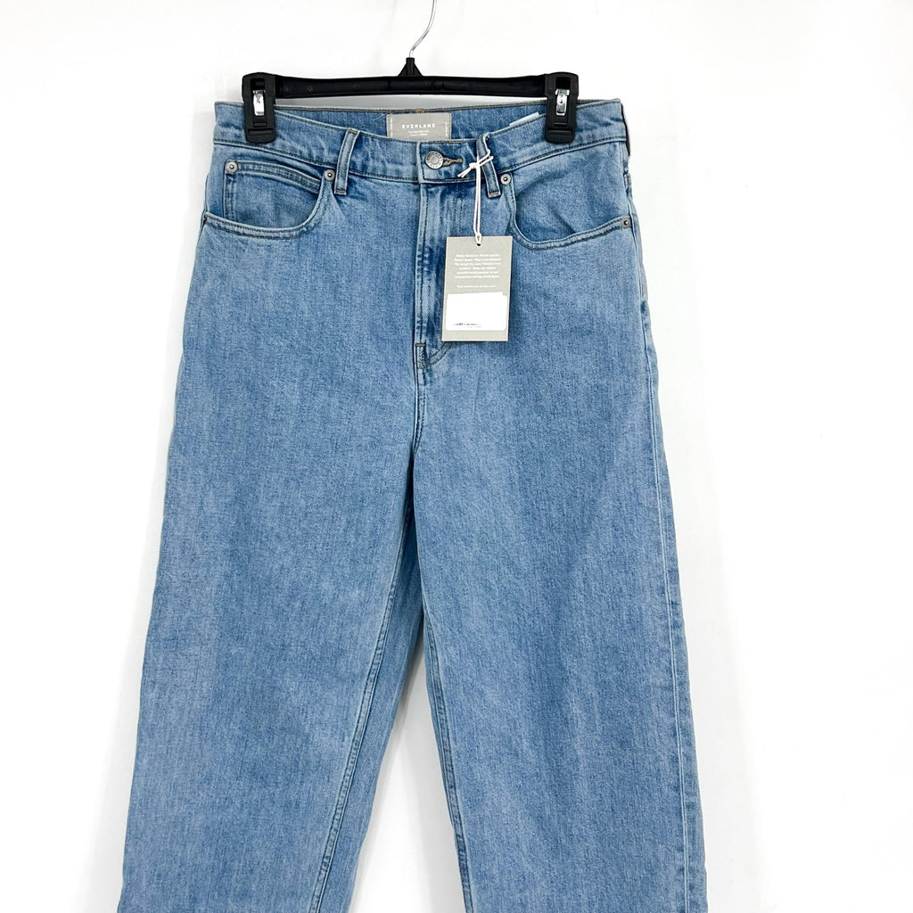 EVERLANE Women's The Way-High Jeans Size 28R US 6 Light Indigo Blue Denim NWT
