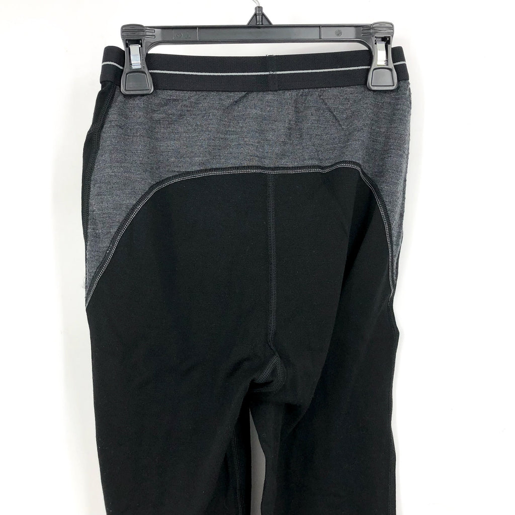 ICEBREAKER Womens Merino 260 ZoneKnit 3/4 Thermal Leggings XS Black Gray NWT