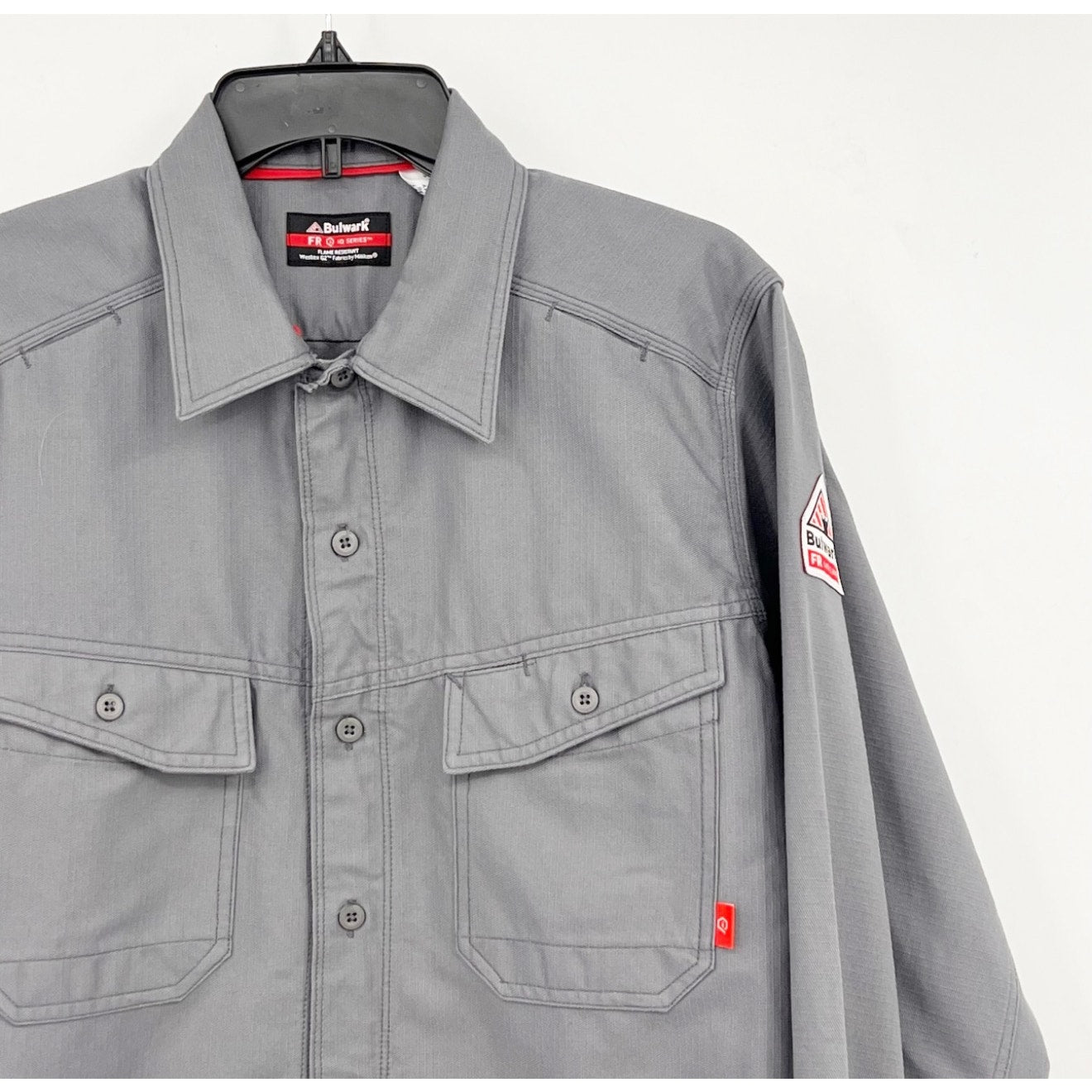 BULWARK Men's iQ Series Endurance Collection FR Work Shirt Medium Grey NWOT