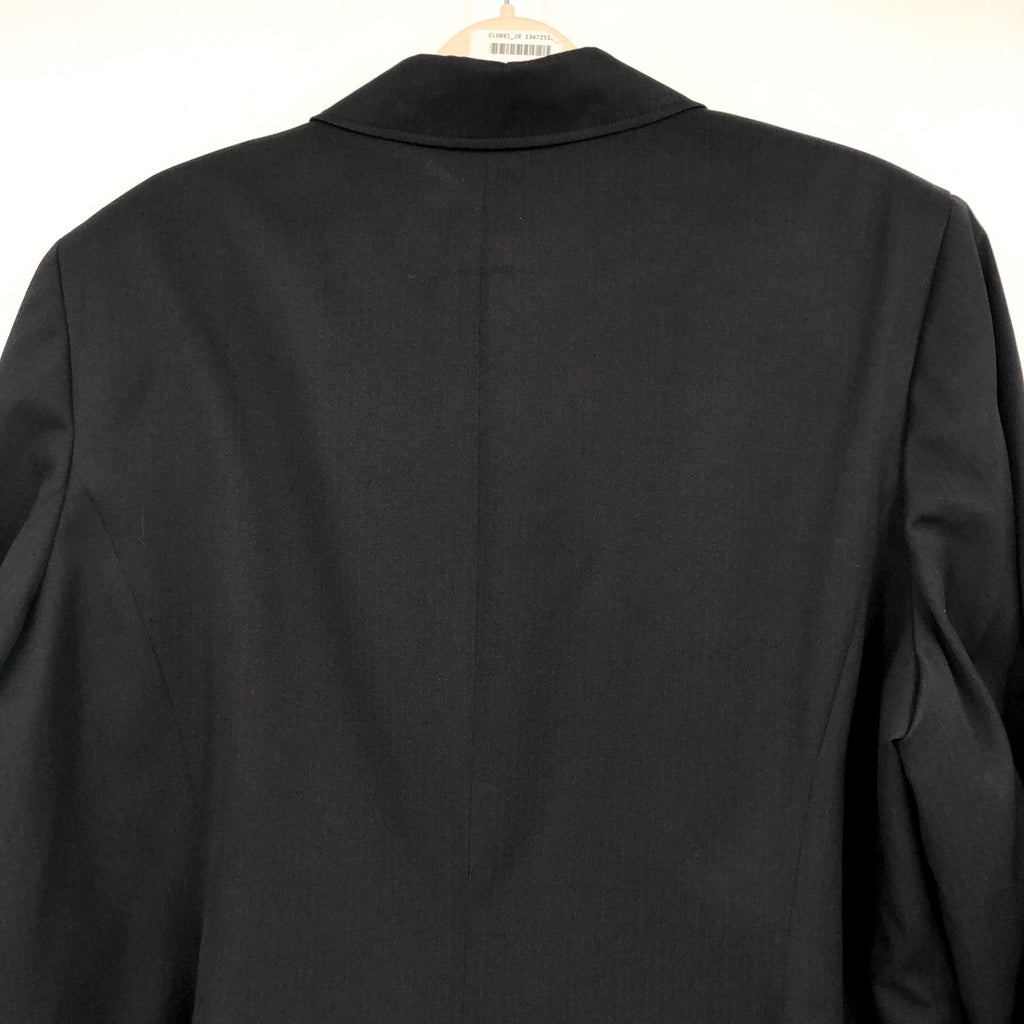 LE SUIT Women's Single Button Suit Jacket Size 24W Black Blazer NWT