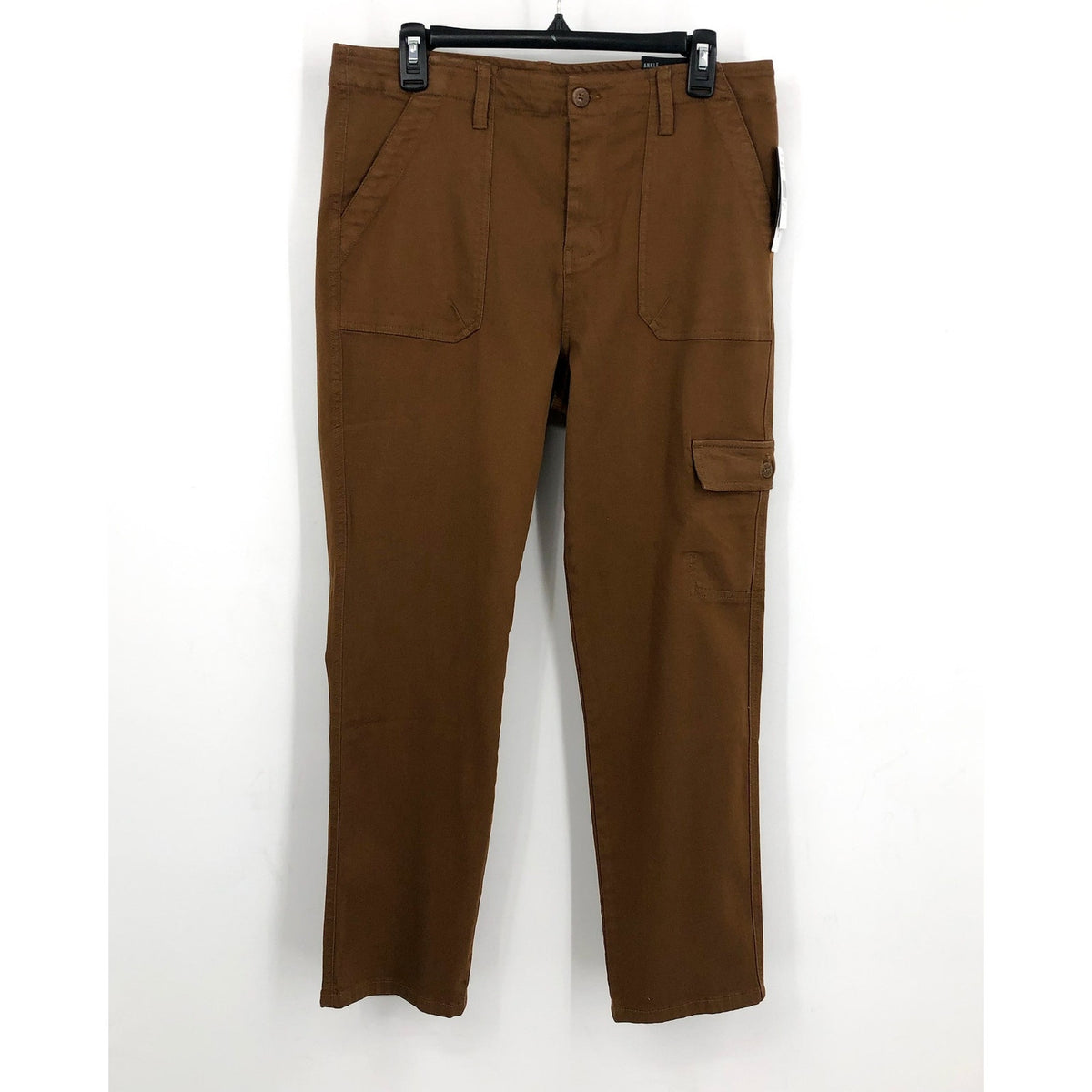 KUT FROM THE KLOTH Cargo Pants Size 12 Brown Autumn Ankle Straight Leg  NWT