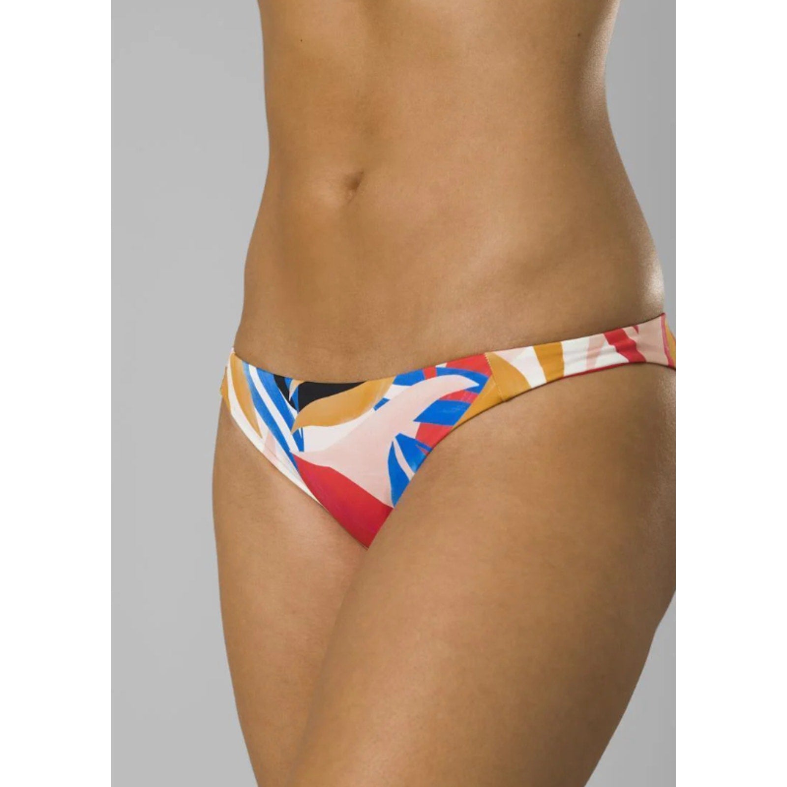 PRANA Women's Elina Reversible Swim Bottoms Medium Pink Tropics Print Floral NWT