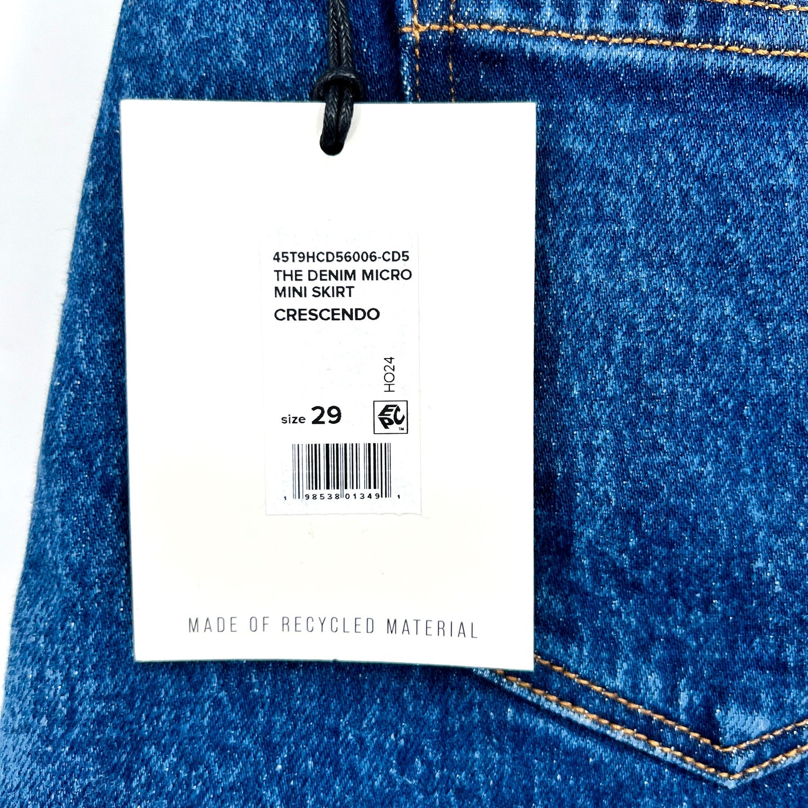 JOE'S JEANS Womens Tessa Denim Micro Mini Skirt Size 29 US 8 Blue Crescendo NWT